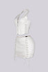 White Grommet Halter Top & Mini Skirt SET