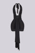 Statement Drape Mini Dress
