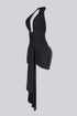 Statement Drape Mini Dress