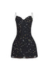 Aeris Studded Backless Mini Dress