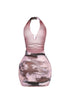Solara Tie Dye Halter Mini Dress