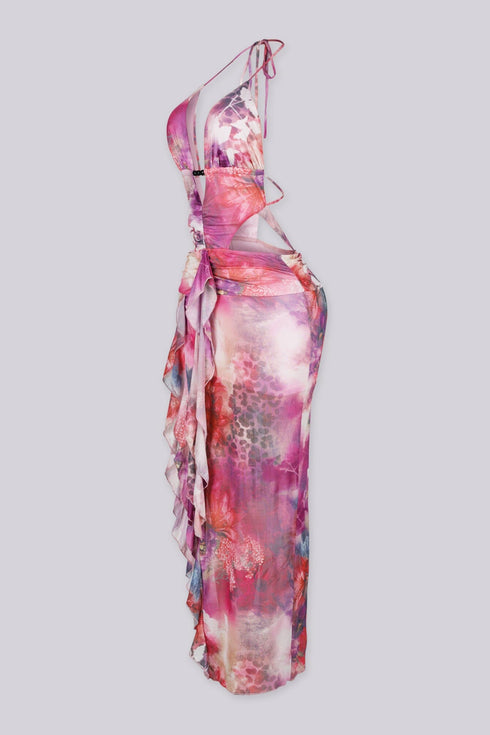 Magenta Oasis Maxi Dress