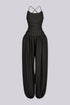 Desert Sand Ruched Jumpsuit