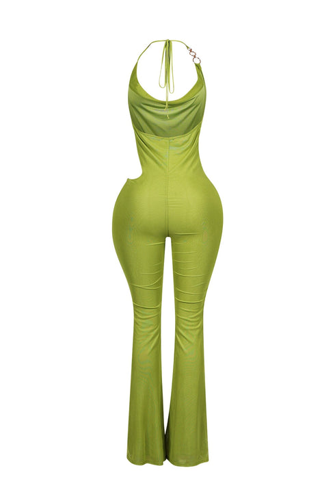 Shiva O Ring Cut Out Detail Jumpsuit