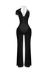 Myllure Mesh Chain Halter Jumpsuit