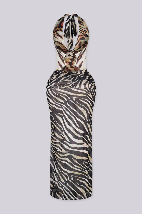 Instinct Ruched Maxi Dress