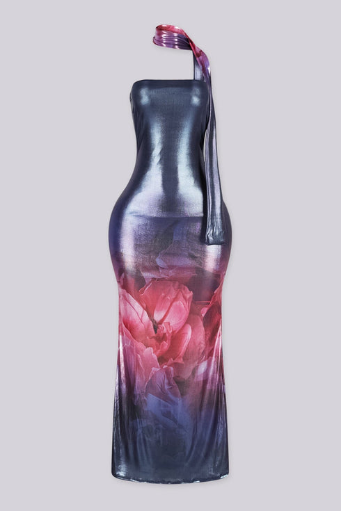 Midnight Bloom Maxi Dress