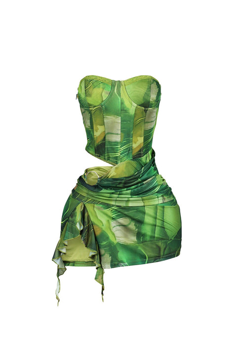 Bellatrix Cutout Bustier Tube Mini Dress