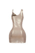 Feel confident Shiny Sexy Mini Dress