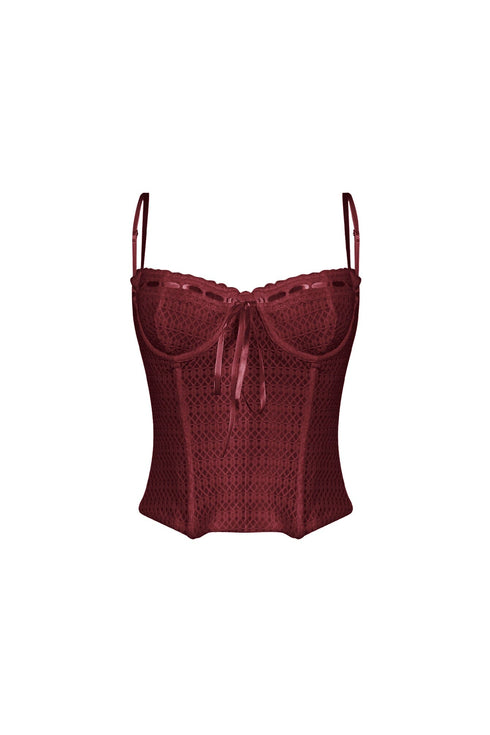 Ribbonelle Lace Bustier Top