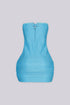Electric Blue Tube Bandage Mini Dress