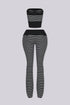 Bold Striped Optical Top & Pant SET