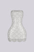 Gatsby Rhinestone Tube Mini Dress