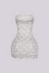 Gatsby Rhinestone Tube Mini Dress