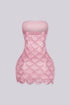 Gatsby Rhinestone Tube Mini Dress