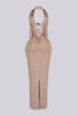 Golden Shell Halter Top & Maxi Skirt SET