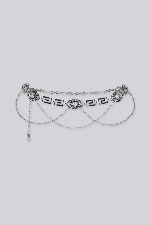 Lion Medallion Chain Belt
