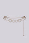 Gold Glam Ring Link Belt