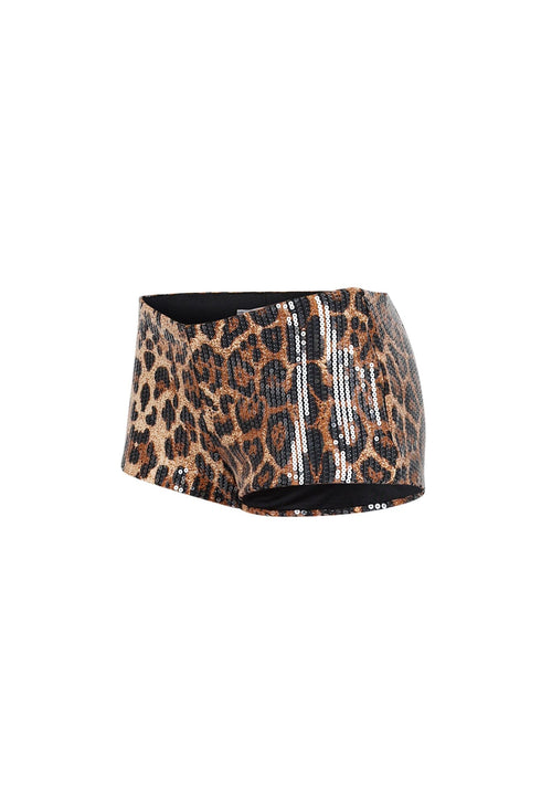 Wildglow Sequin Leopard Shorts