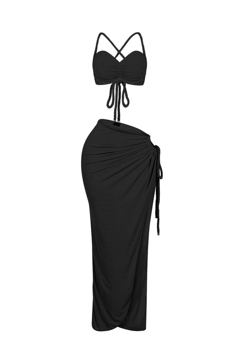 Maloo Mesh Rope Top & Skirt SET