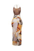 Tulipfield Mesh Print Halter Maxi Dress