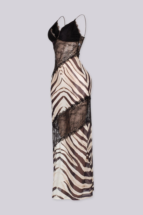 Social Lace Maxi Dress