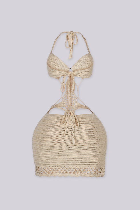 Sunny Festival Knit Mini Dress