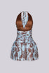 Gemini Bluey Halter Mini Dress