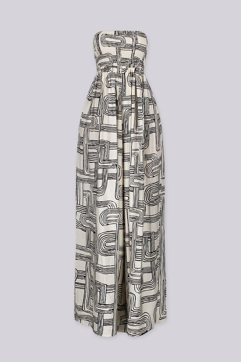 Retro Maze Tube Jumpsuit