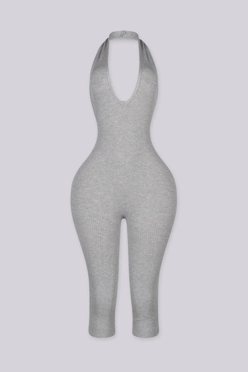 Off-Duty Twist Capri Jumpsuit