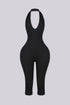 Off-Duty Twist Capri Jumpsuit