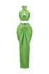 Glimma Halter Neck Top & Skirt SET