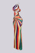 Wen Ring Halter Maxi Dress