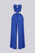Annael Chiffon Tube Rhinestone Top & Pants SET