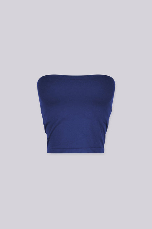 Soft Stretch Cropped Tube Top