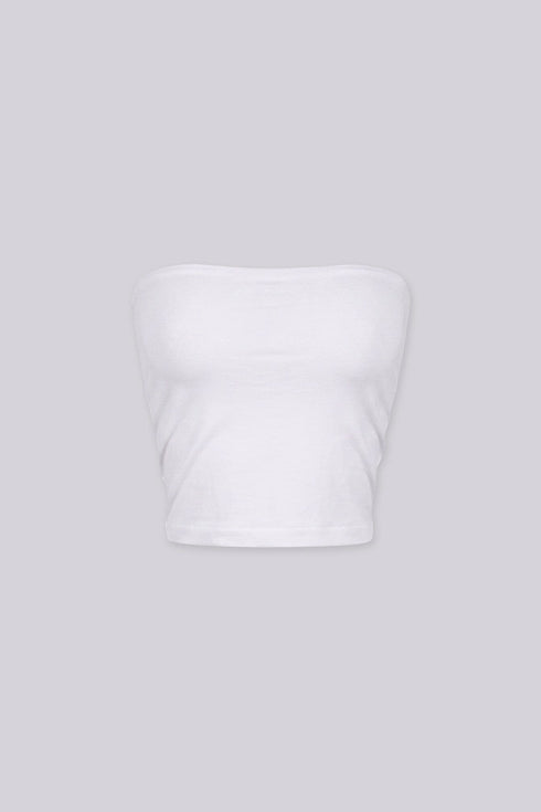 Soft Stretch Cropped Tube Top