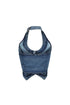 Your Signature Denim Vest Halter Top