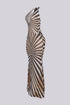 Wild Mesh Halter Maxi Dress
