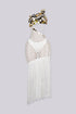 Shakira Gold Sequin Crochet Dress With Underwear