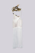 Shakira Gold Sequin Crochet Dress With Underwear