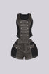 Utility Denim Tank Shorts SET
