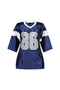 Go To V Neck Oversized Jersey Top