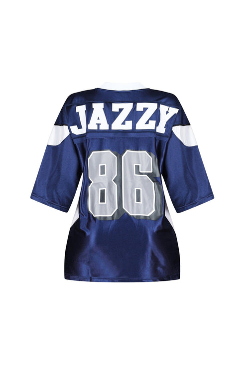 Go To V Neck Oversized Jersey Top