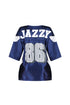 Go To V Neck Oversized Jersey Top