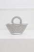 Nina Gleam Rhinestone Top Handle Bag