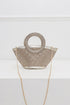 Nina Gleam Rhinestone Top Handle Bag