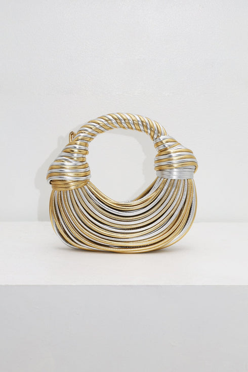 Tangle Half Moon Top Handle Bag