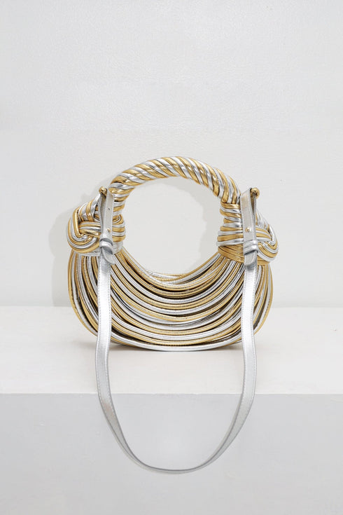 Tangle Half Moon Top Handle Bag