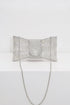 Bow Shaped Rhinestone Evening Clutch