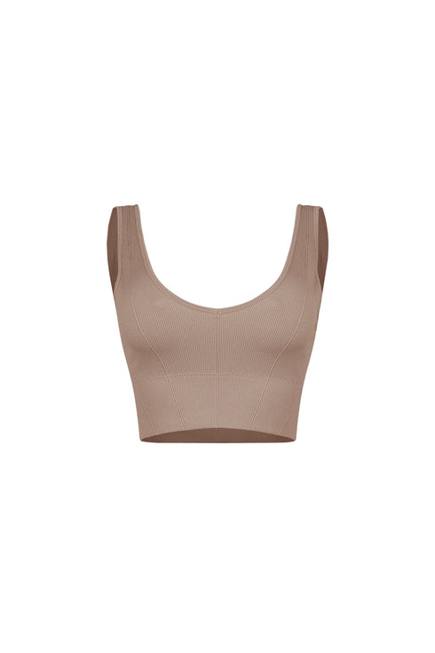 Coreform Ribbed V Neck Tank Top